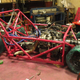 Fitting everything inside the car, including the Buick engine.